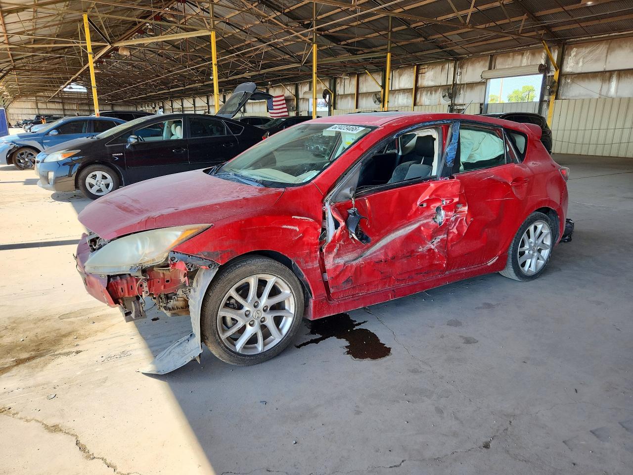 2012 Mazda 3 S Red vin: JM1BL1L55C1508556