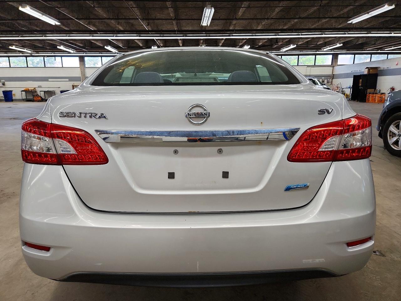 2013 Nissan Sentra S Silver vin: 3N1AB7AP5DL671789