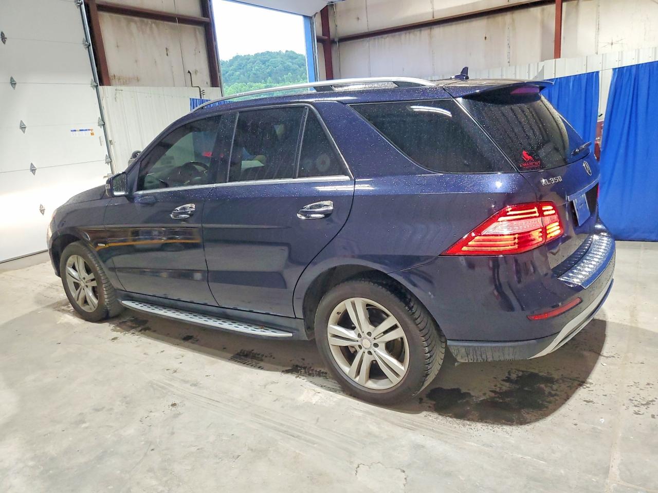 2012 Mercedes-benz Ml 350 4matic Blue vin: 4JGDA5HB4CA033322