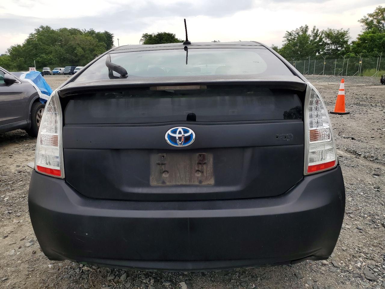2011 Toyota Prius Two Black vin: JTDKN3DU9B0274650