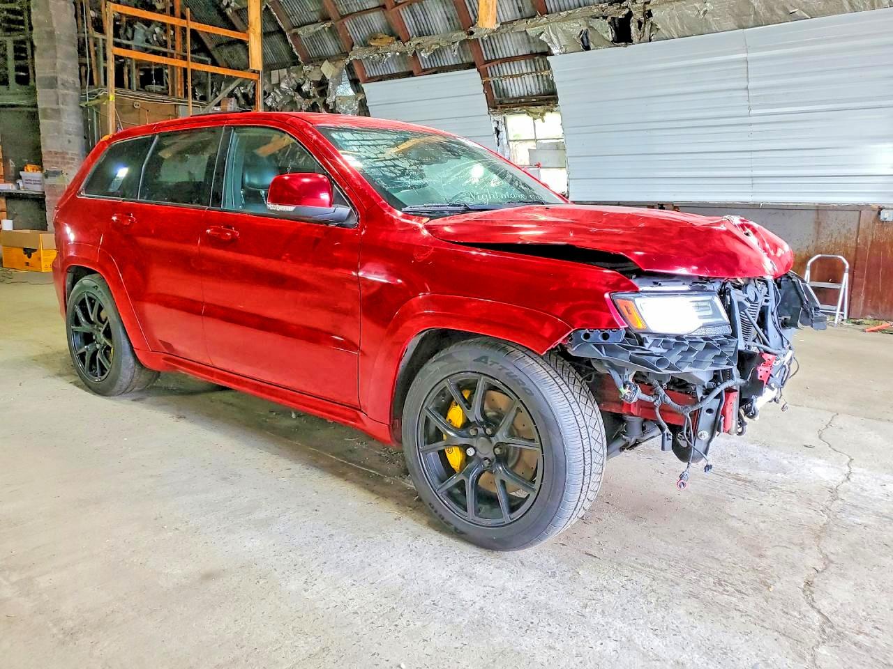 2014 Jeep Grand Cherokee Srt Red vin: 1C4RJFDJ6EC212661