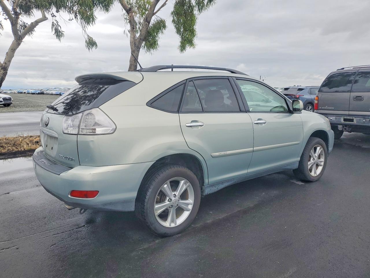 2008 Lexus Rx 400h Зеленый vin: JTJHW31U682059409