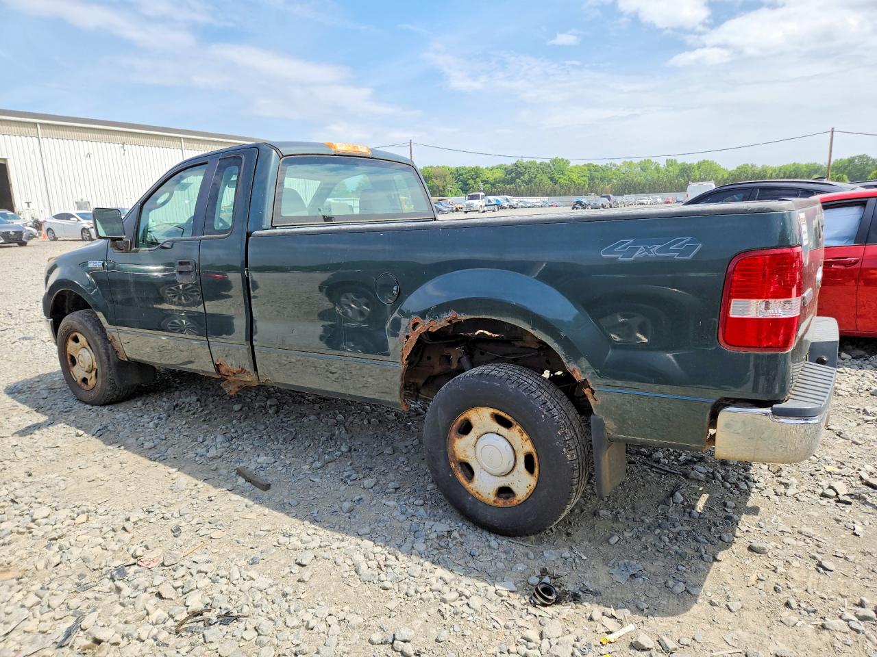 2005 Ford F150 Green vin: 1FTRF14WX5NA56144