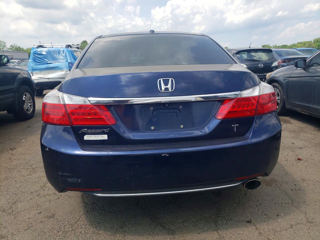 2015 Honda Accord Exl Blue vin: 1HGCR2F84FA050495