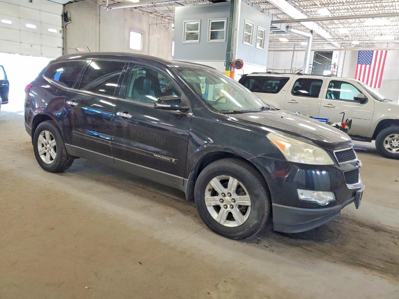 2009 Chevrolet Traverse Lt Black vin: 1GNEV23D49S179685