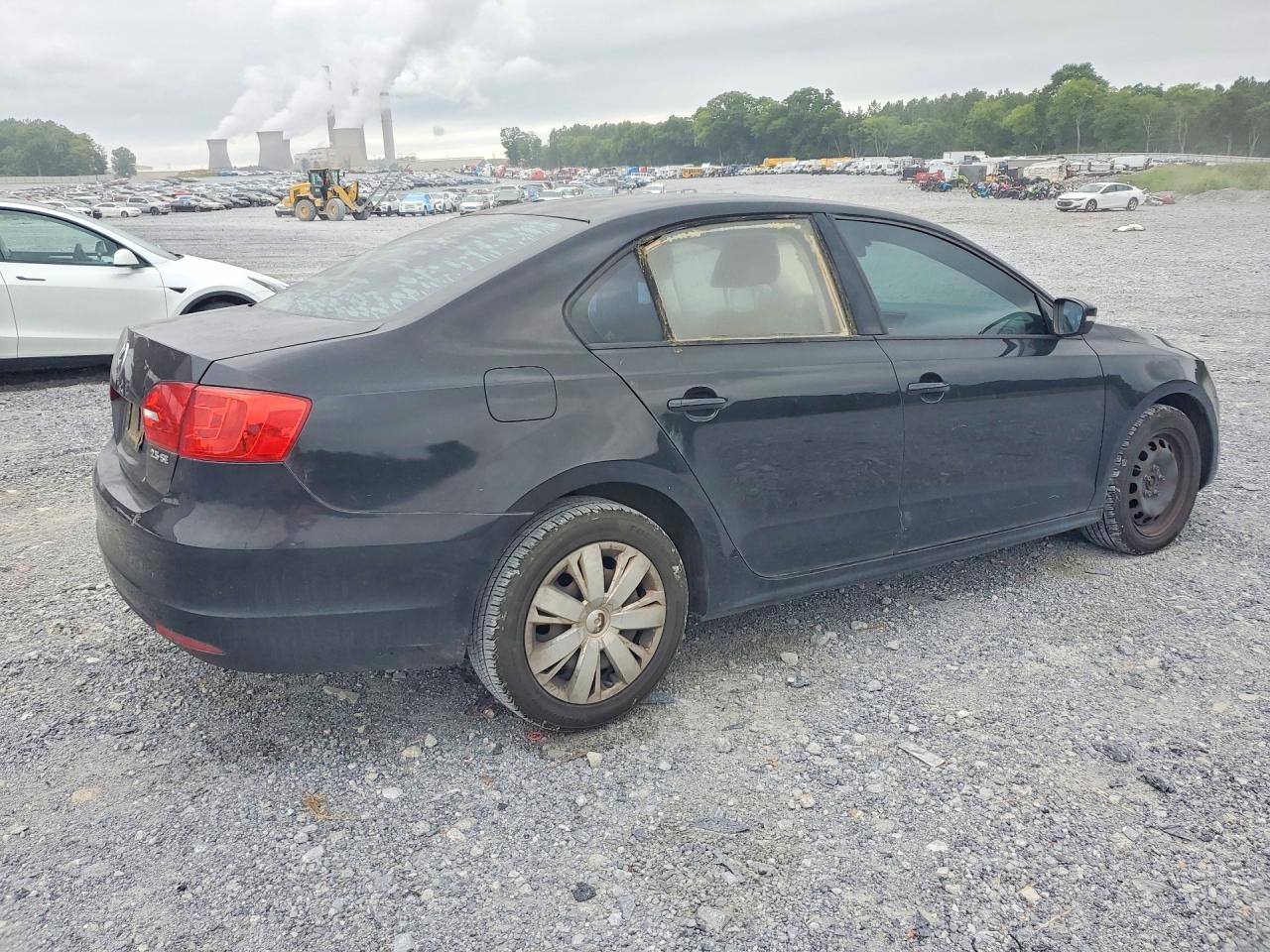 2012 Volkswagen Jetta Se Black vin: 3VWDP7AJ1CM131482