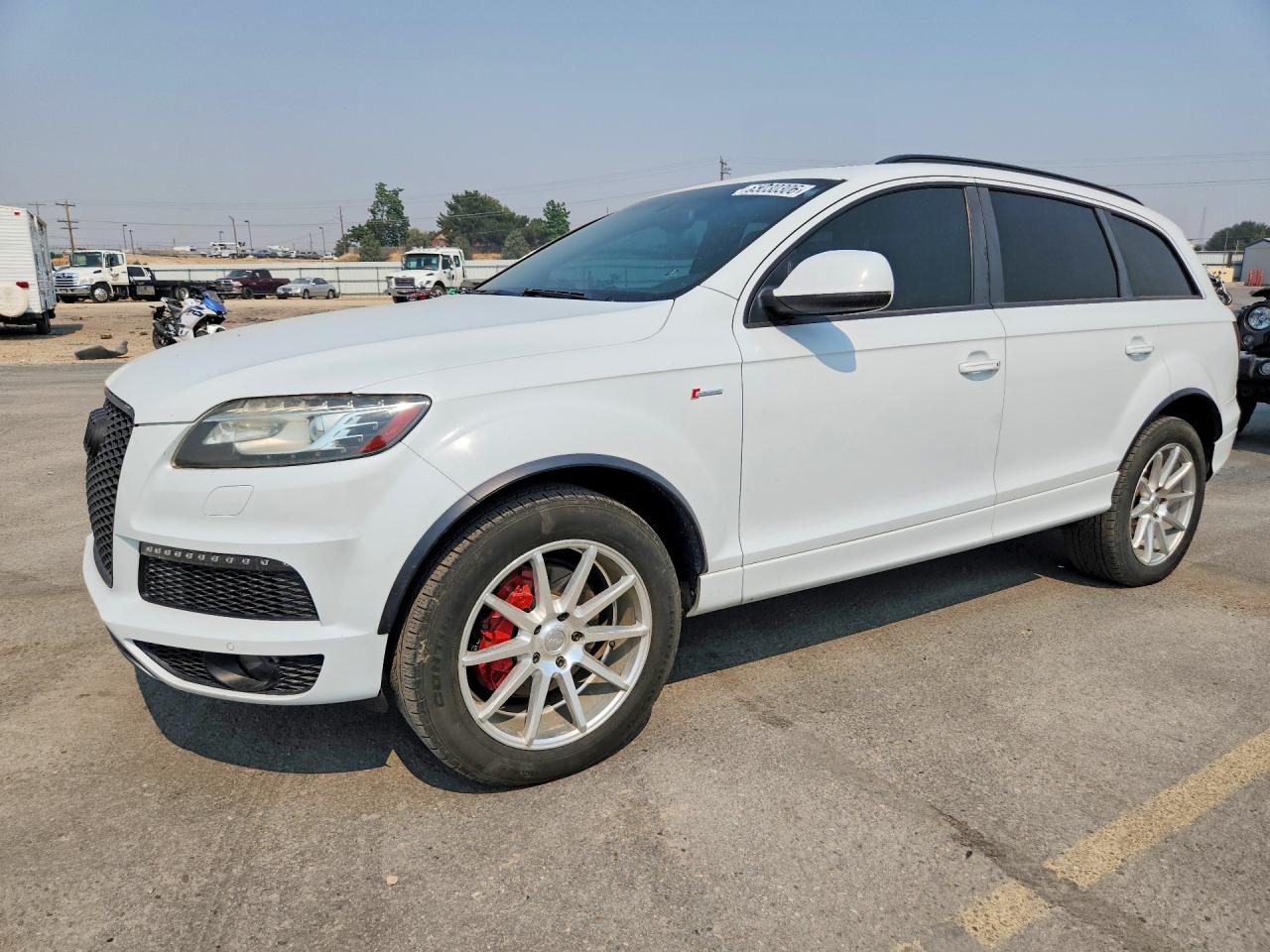 2013 Audi Q7 Prestige White vin: WA1DGAFE5DD002129