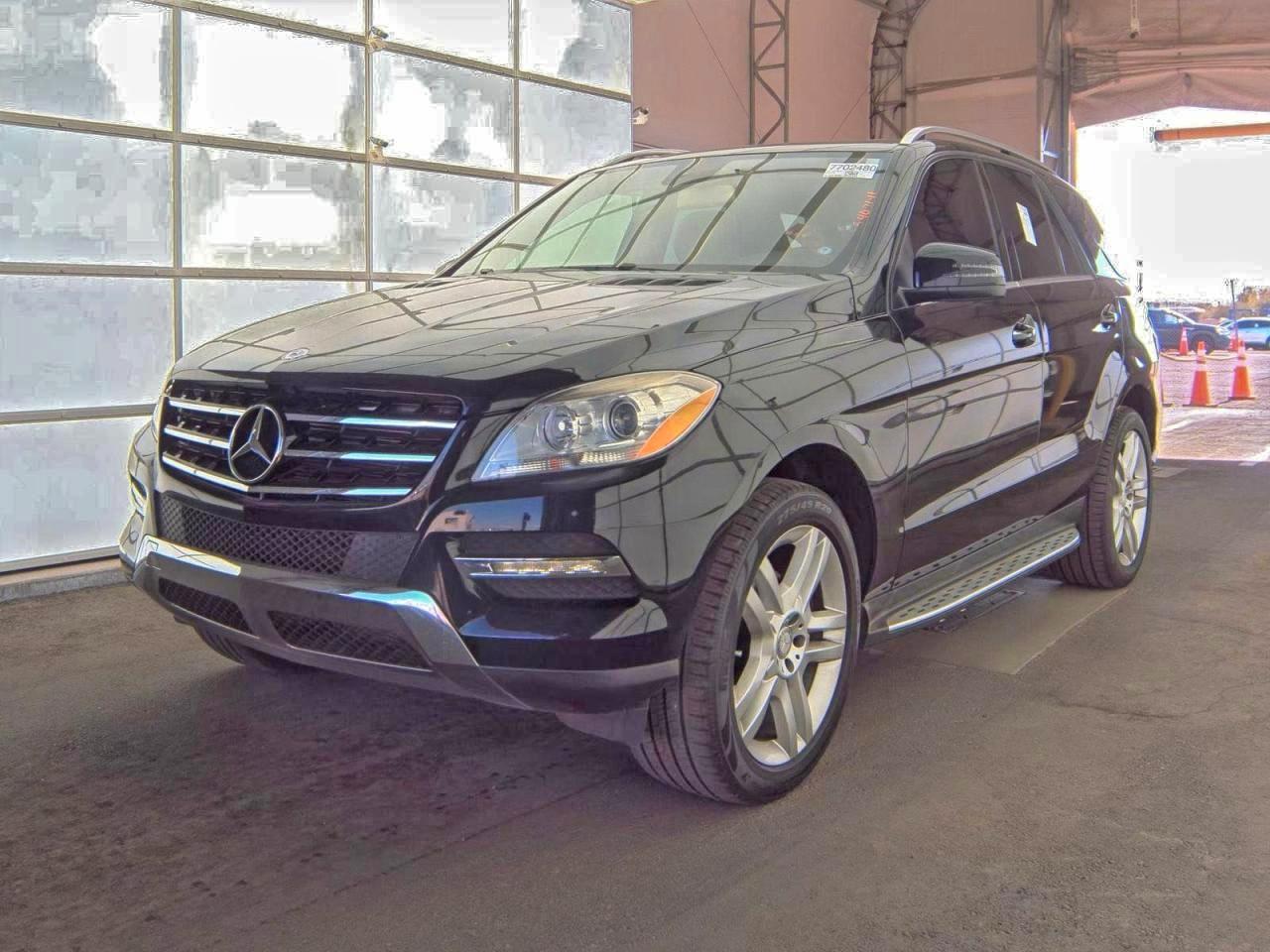 2013 Mercedes-benz Ml 350 Black vin: 4JGDA5JB6DA255579
