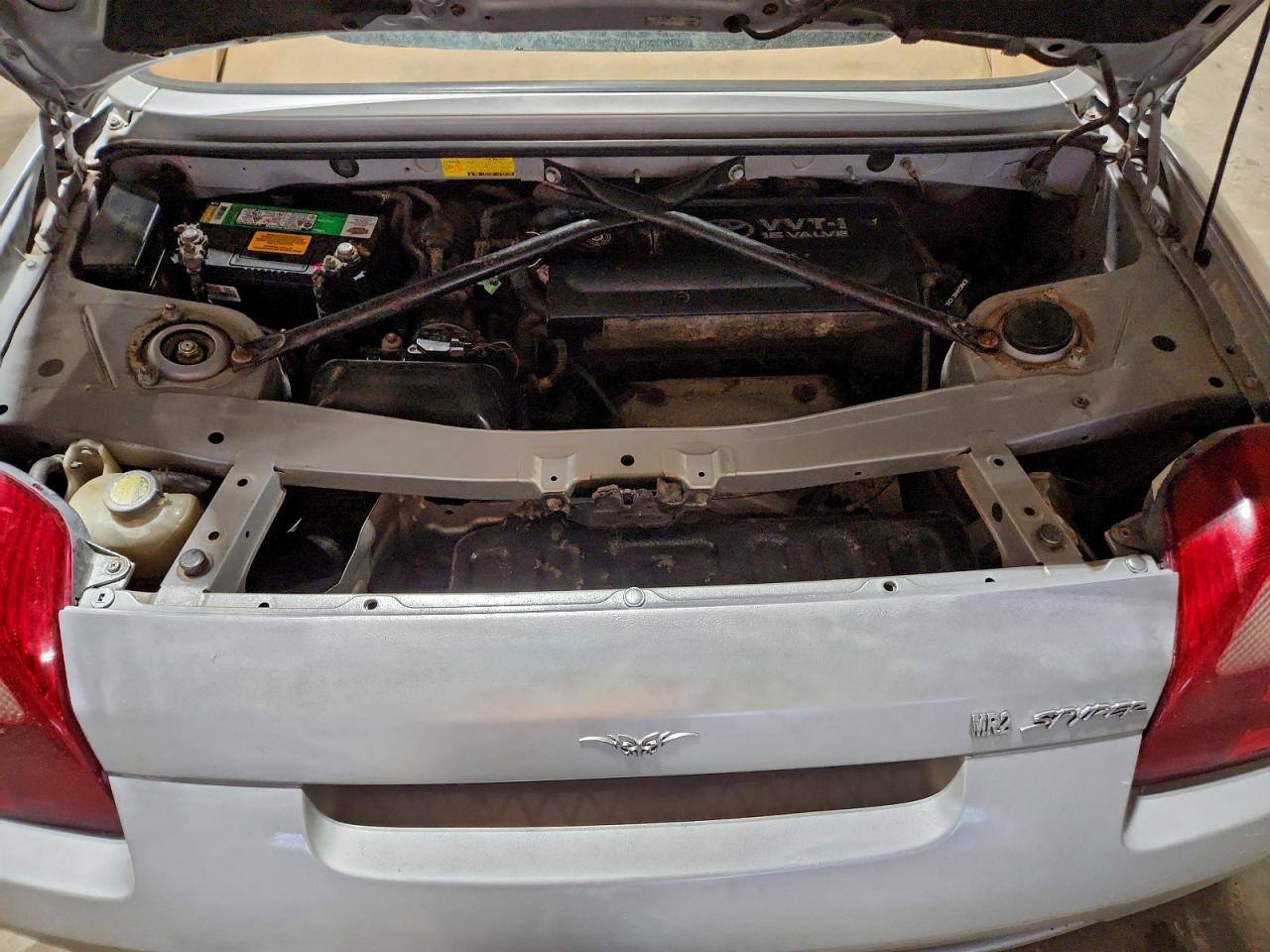 2002 Toyota Mr2 Spyder Silver vin: JTDFR320020048969