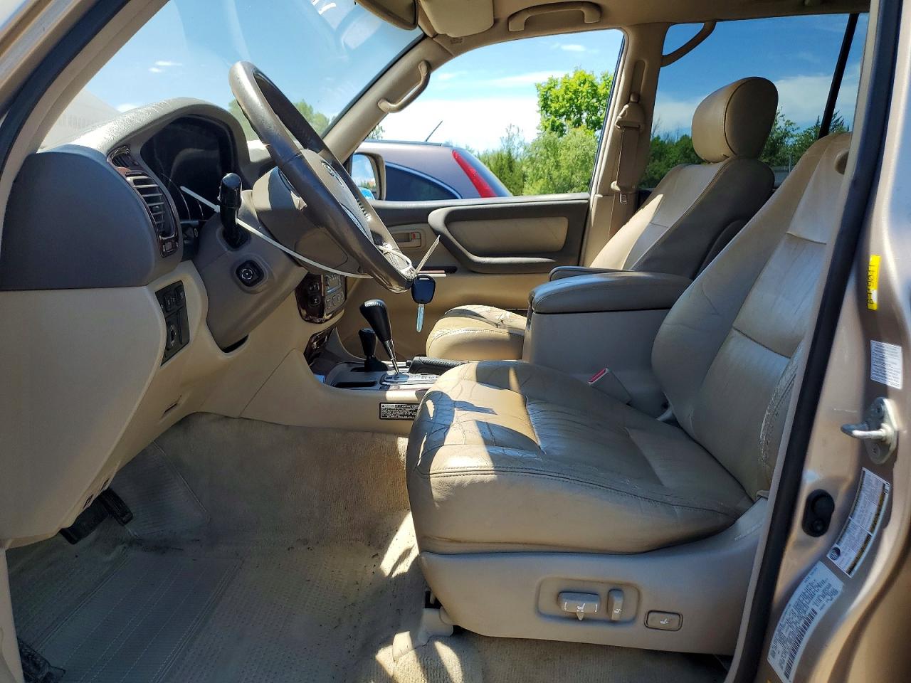 2005 Toyota Land Cruiser Base Gold vin: JTEHT05J152070853