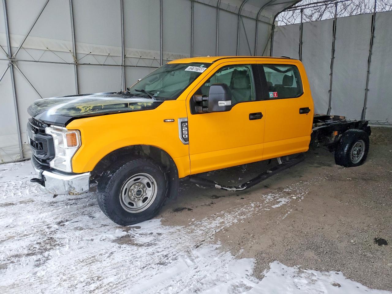 2020 Ford F250 Super Duty Yellow vin: 1FT7W2B67LEE12854