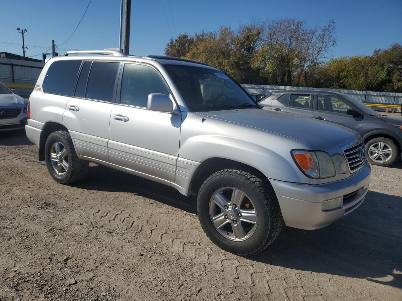 2006 Lexus Lx 470 Silver vin: JTJHT00W764012157