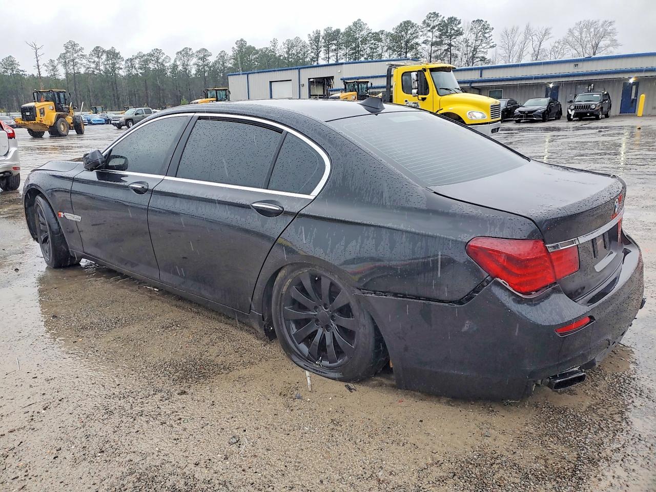 2011 Bmw 750 Lxi Black vin: WBAKC8C58BC432887