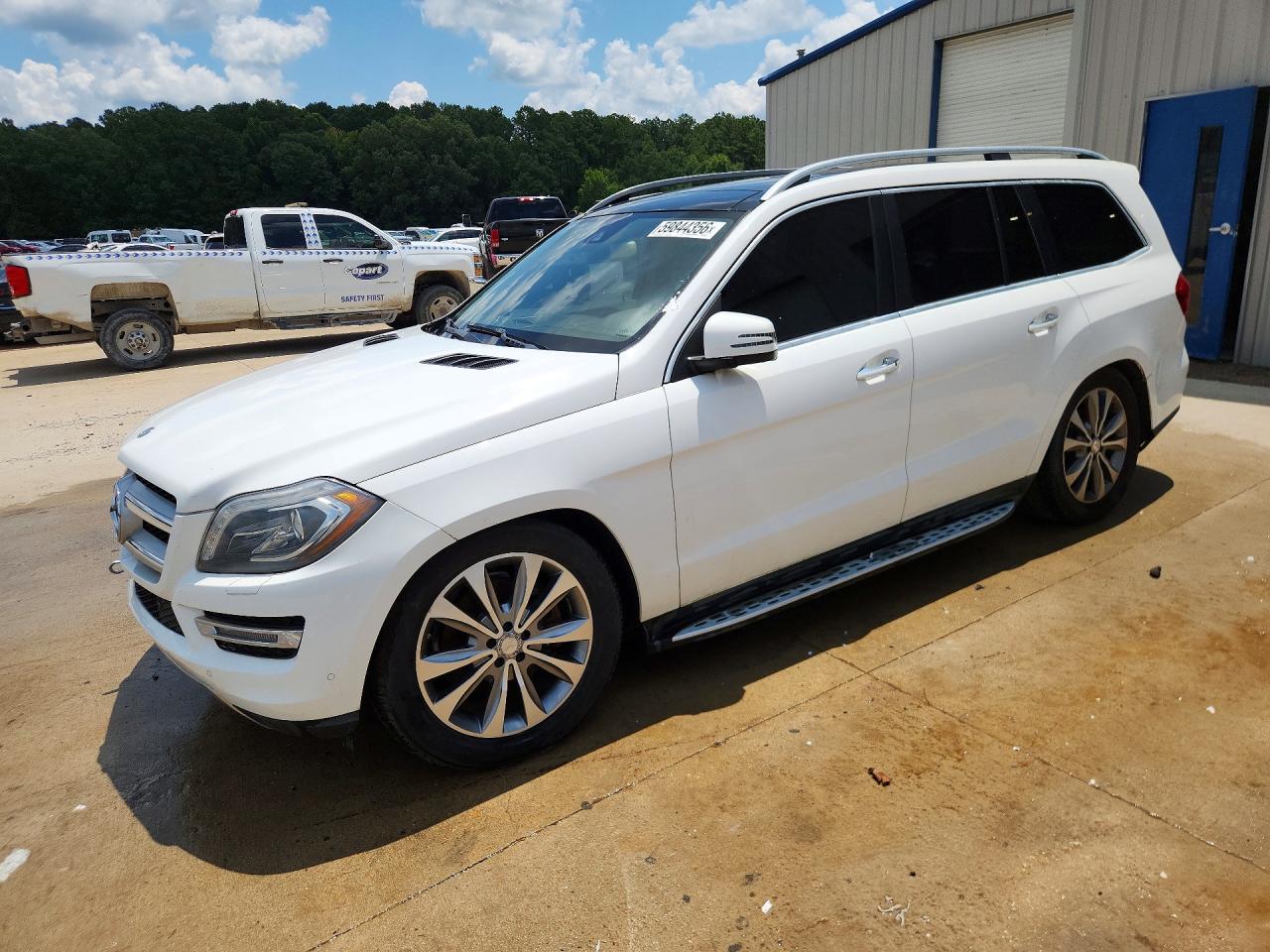2014 Mercedes-benz Gl 450 4matic White vin: 4JGDF7CE2EA421702