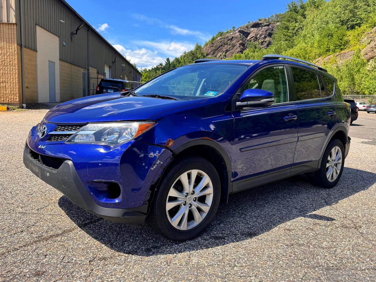 2015 Toyota Rav4 Limited Blue vin: 2T3DFREV0FW407409