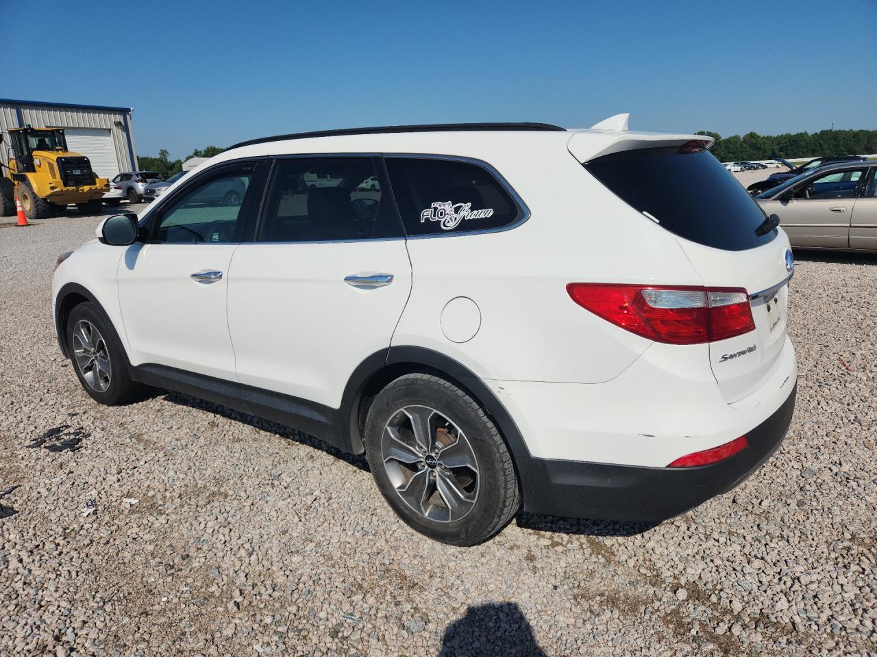 2015 Hyundai Santa Fe Gls White vin: KM8SM4HF0FU089000