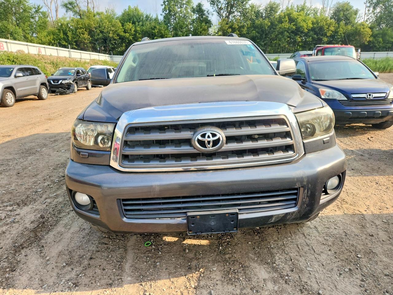 2011 Toyota Sequoia Sr5 Black vin: 5TDBW5G14BS047972