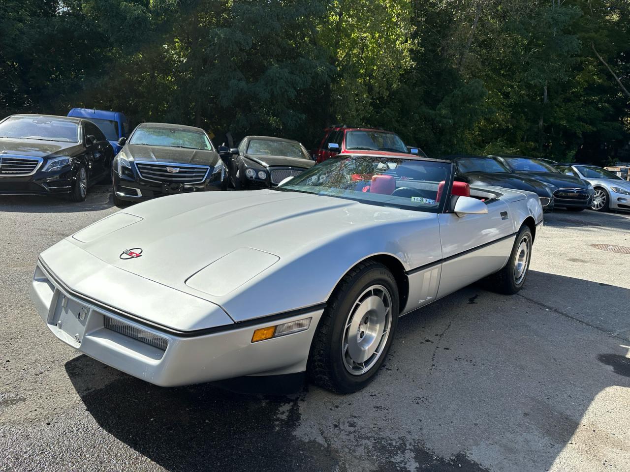 1986 Chevrolet Corvette Gray vin: 1G1YY6789G5901710