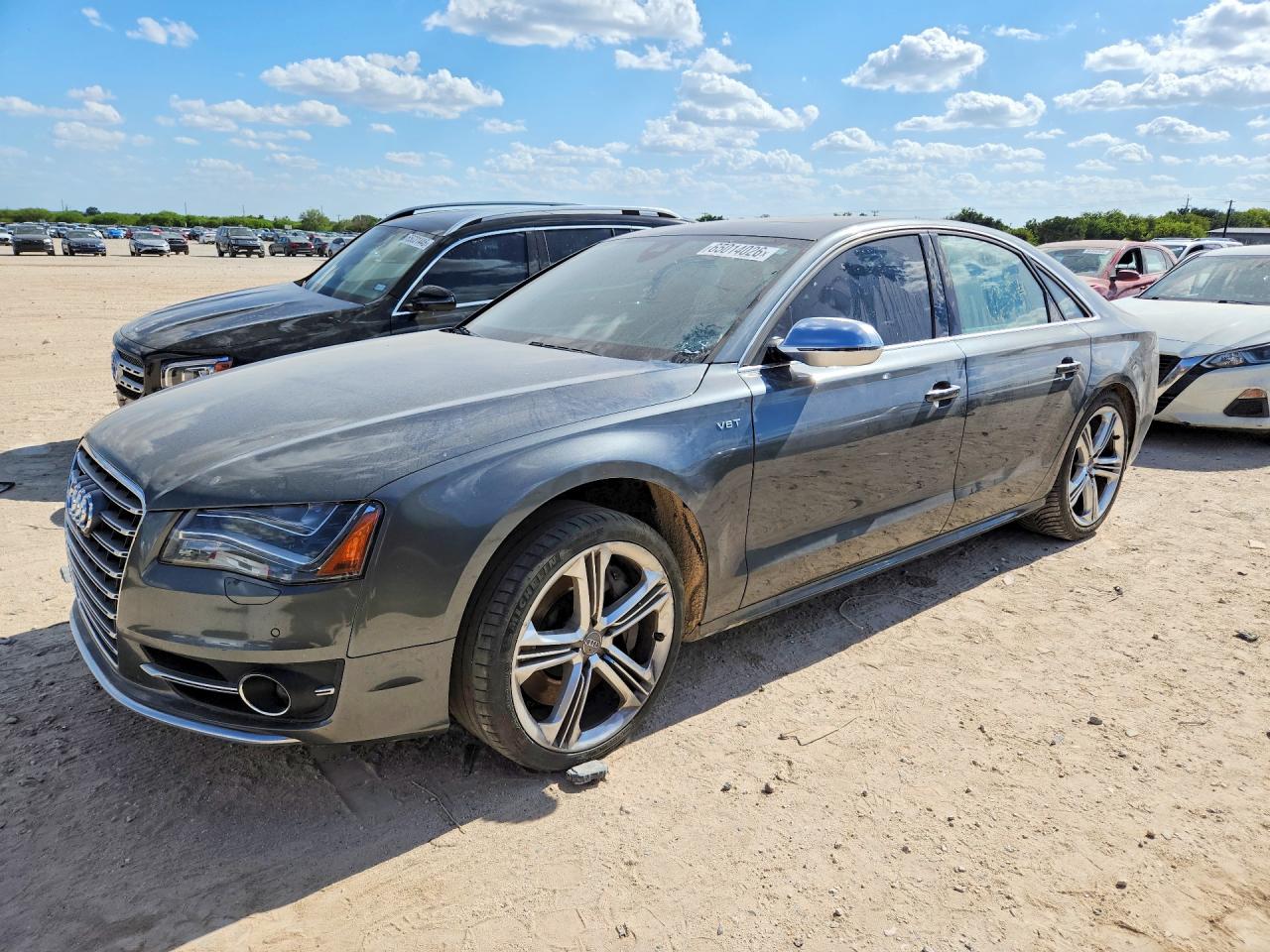 2014 Audi S8 Quattro Gray vin: WAUD2AFD2EN005686