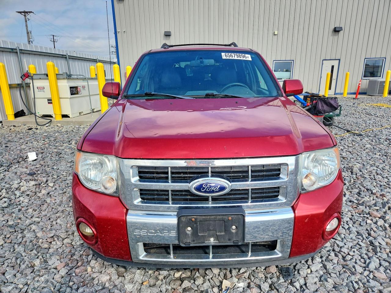 2012 Ford Escape Limited Red vin: 1FMCU9E71CKC45034
