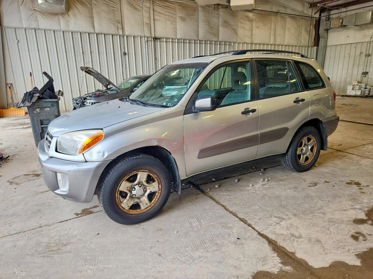 2003 Toyota Rav4 Base Silver vin: JTEGH20V930114772