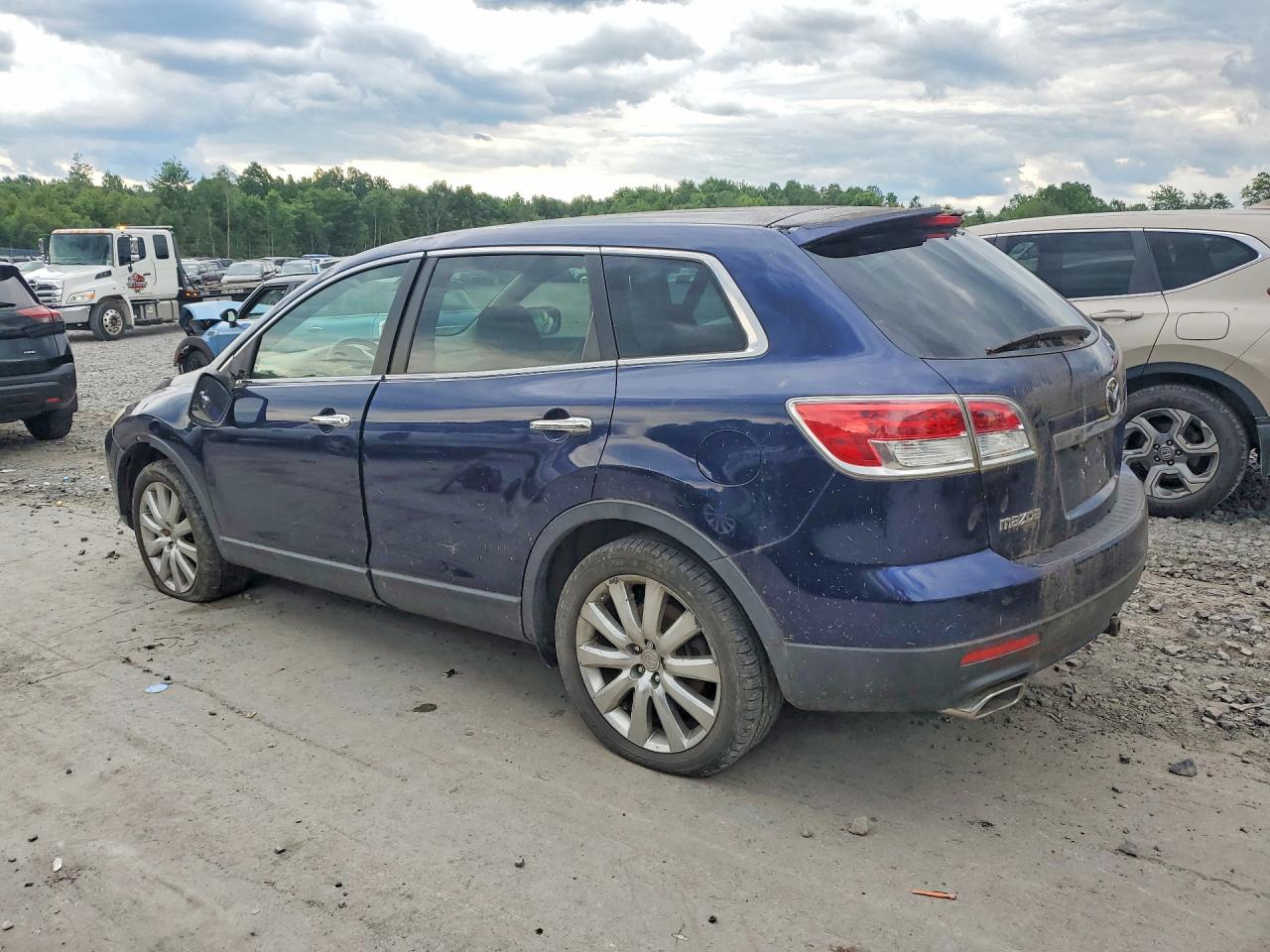 2007 Mazda Cx-9 Blue vin: JM3TB38Y370114157