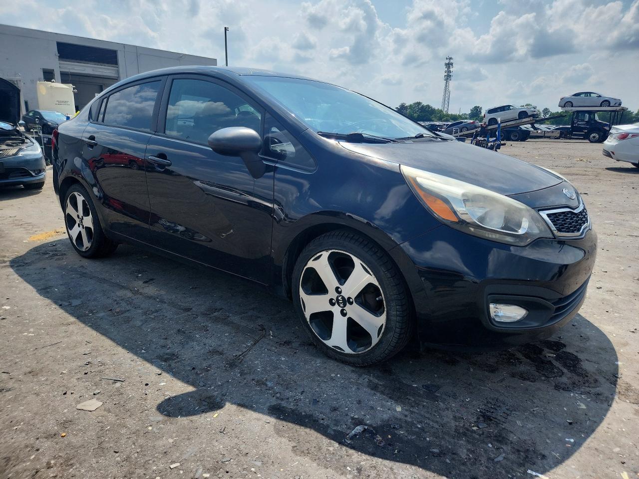 2012 Kia Rio Sx Black vin: KNADN4A30C6046607