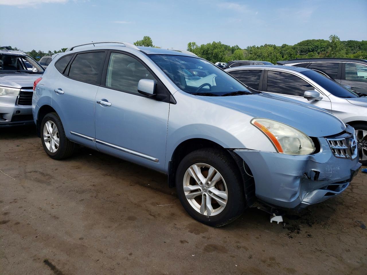 2013 Nissan Rogue S Blue vin: JN8AS5MV5DW100684