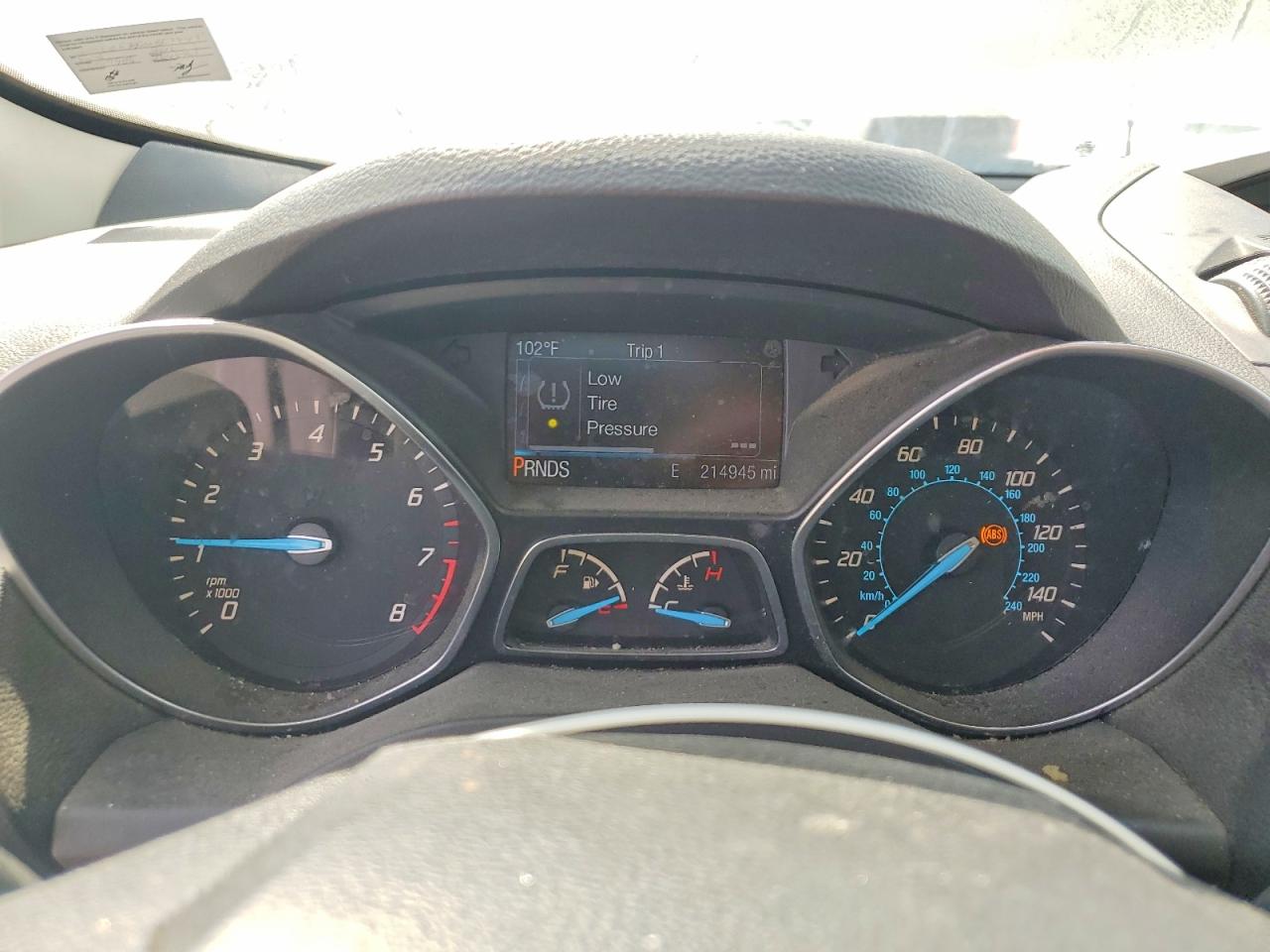 2016 Ford Escape S Silver vin: 1FMCU0F79GUB67445