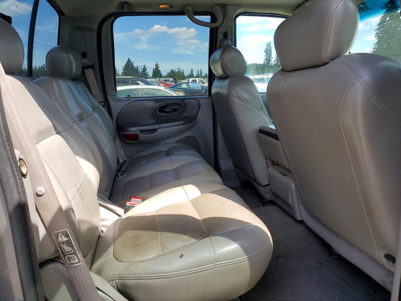 2002 Ford F150 Supercrew Gray vin: 1FTRW08L52KE14726