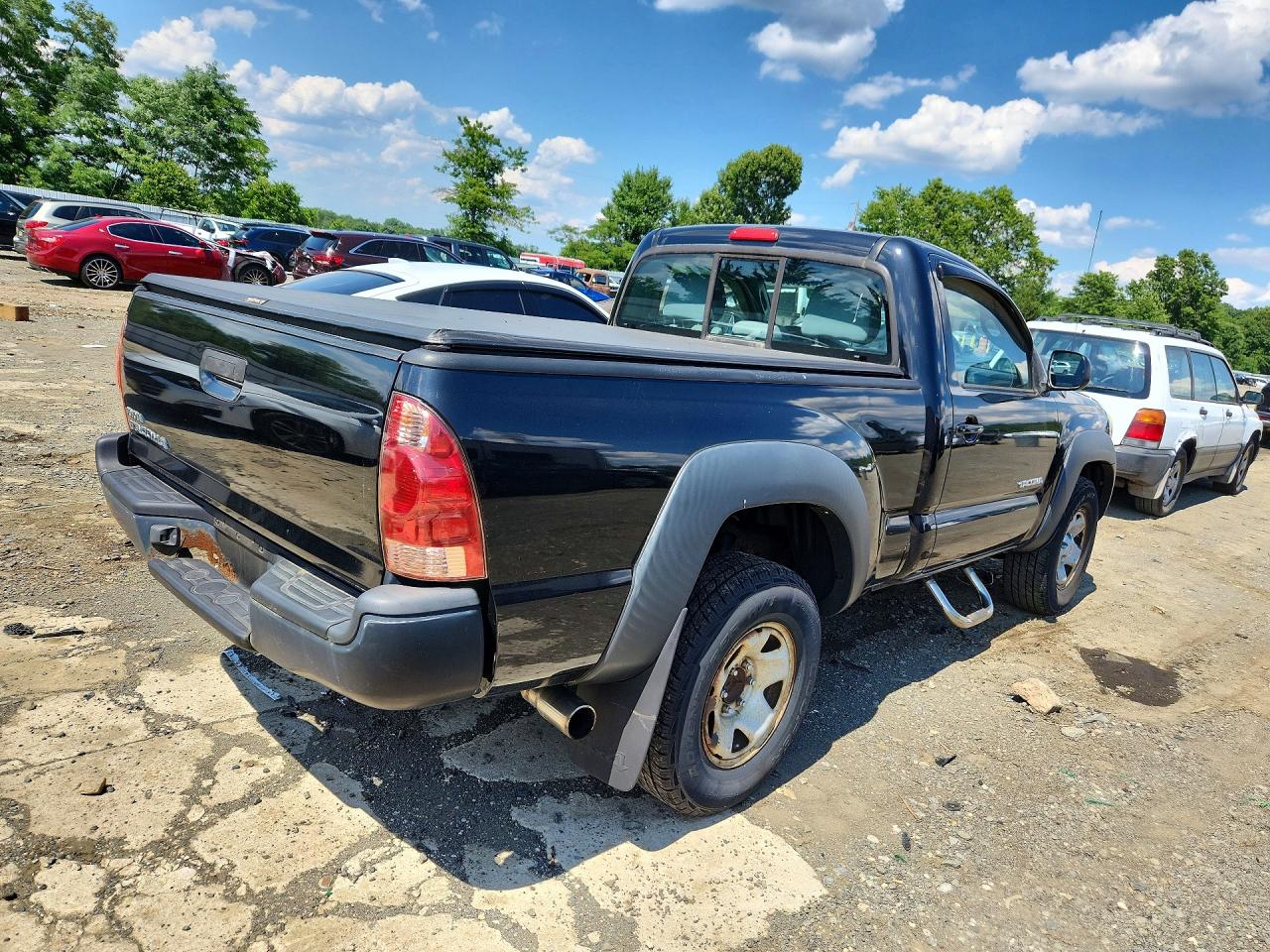 2008 Toyota Tacoma Base Black vin: 5TEPX42N88Z572780