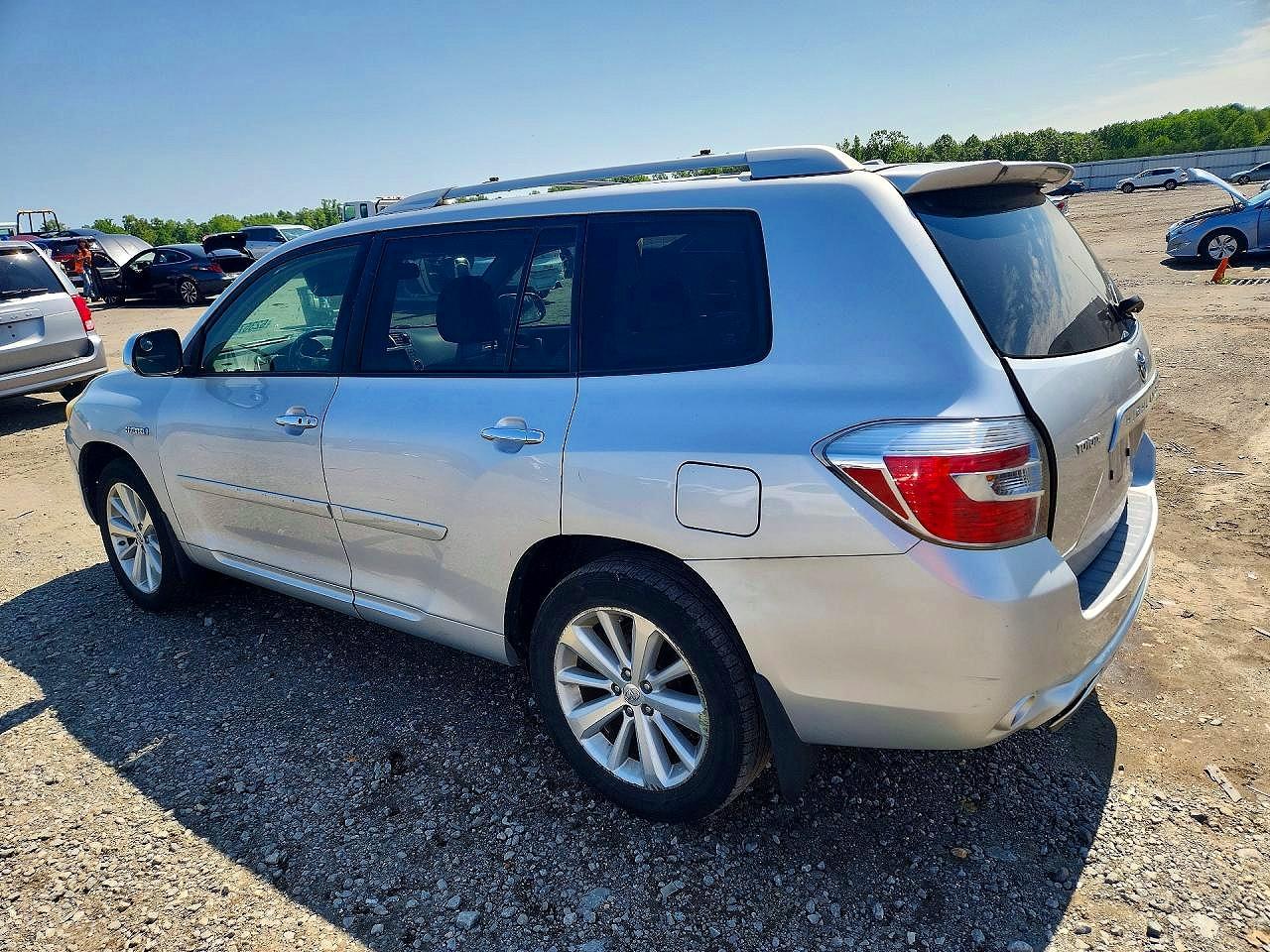 2009 Toyota Highlander Hybrid Limited Silver vin: JTEEW44AX92034216