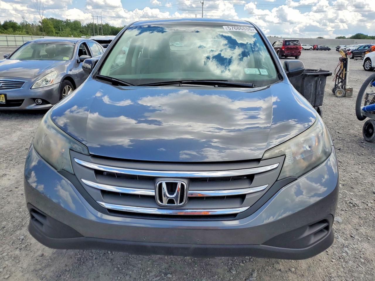2012 Honda Cr-v Lx Gray vin: 5J6RM4H31CL031790