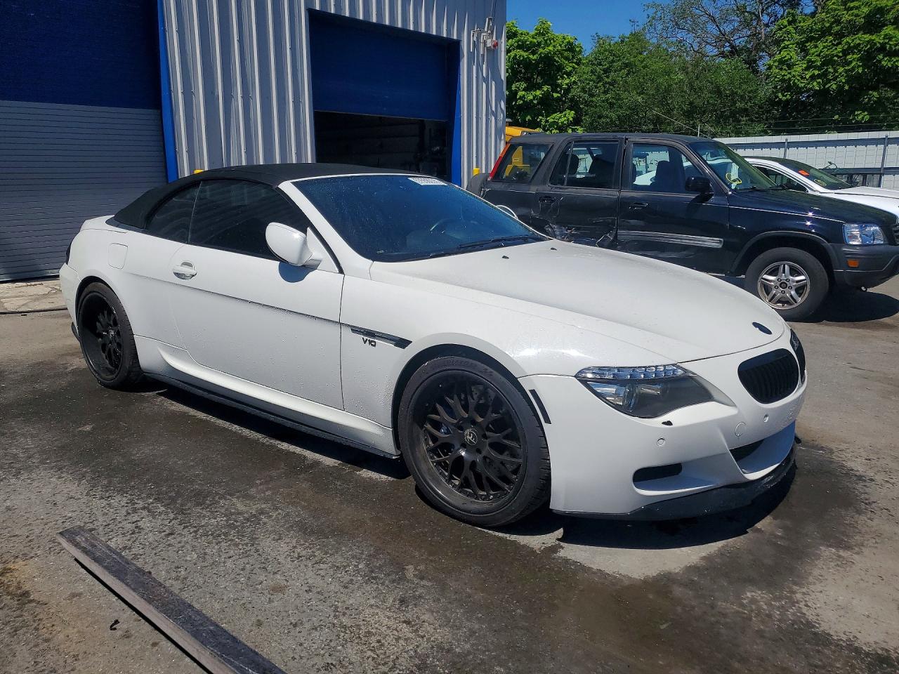 2008 Bmw M6 White vin: WBSEK93548CY79260