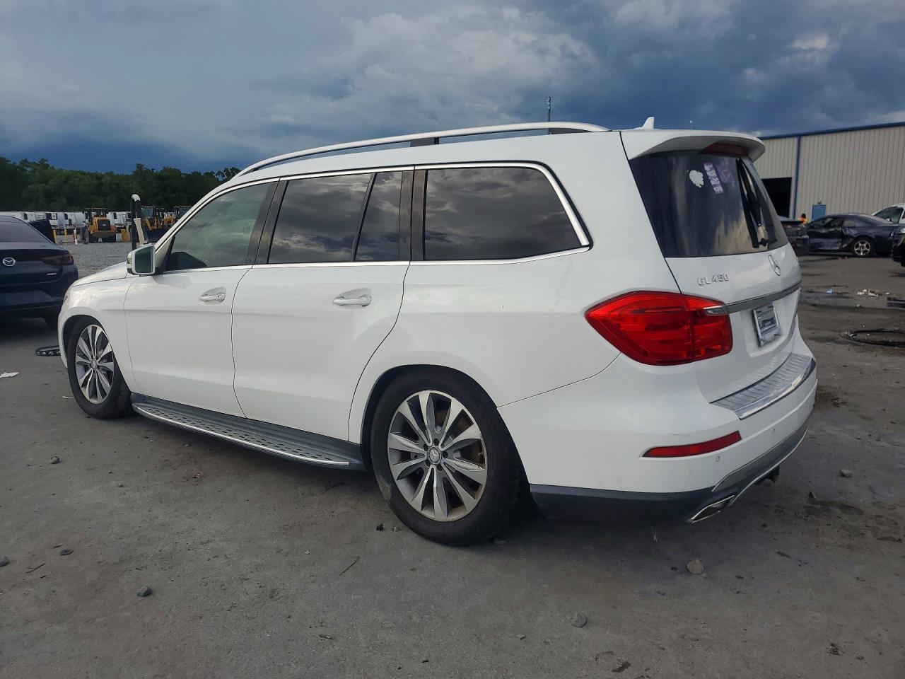 2014 Mercedes-benz Gl 450 4matic White vin: 4JGDF7CE7EA423509