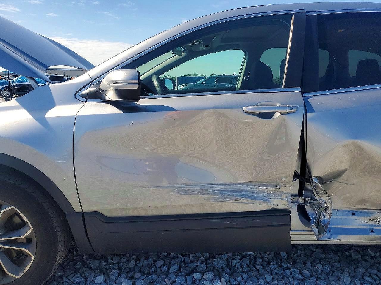 2022 Honda Cr-v Ex Gray vin: 5J6RW1H52NA009760