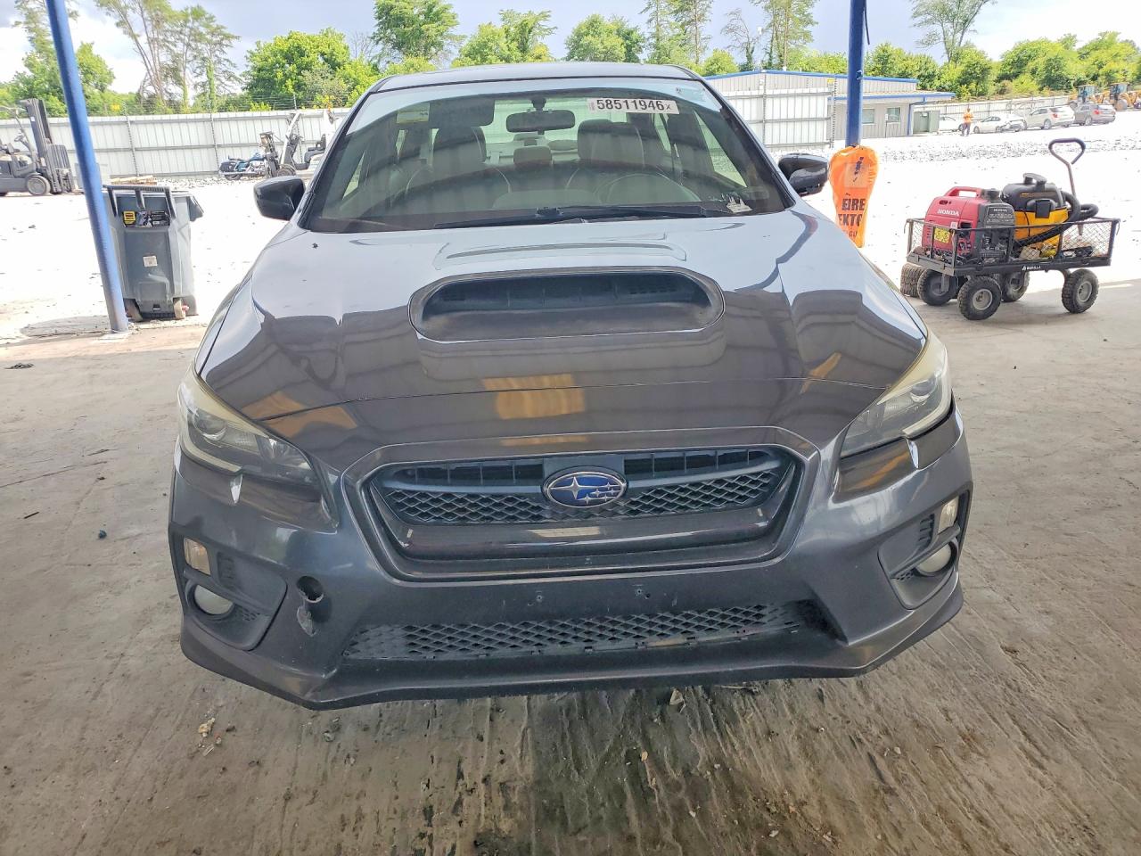 2015 Subaru Wrx Limited Серый vin: JF1VA1J6XF9809057