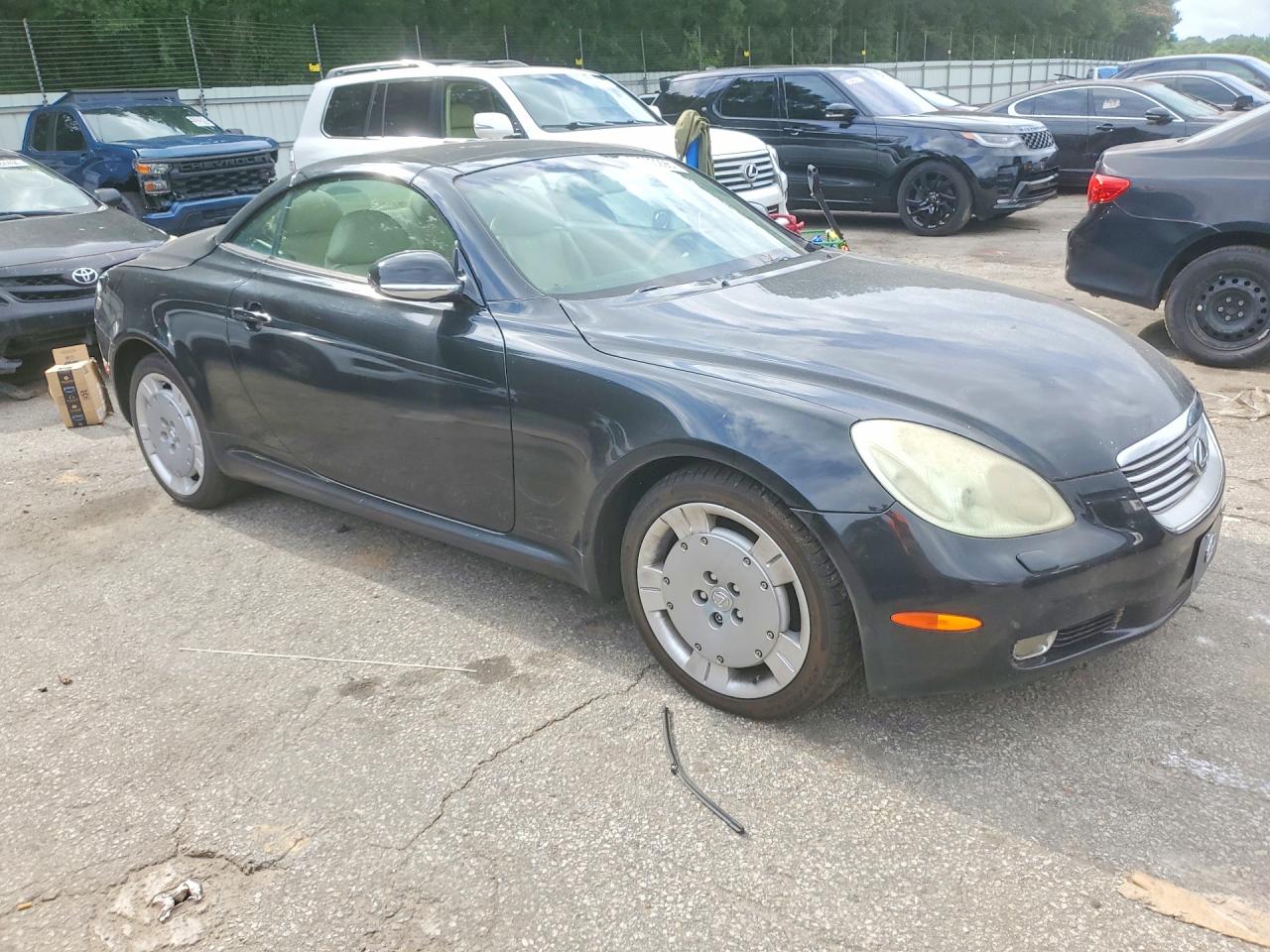 2003 Lexus Sc 430 Black vin: JTHFN48YX30039047