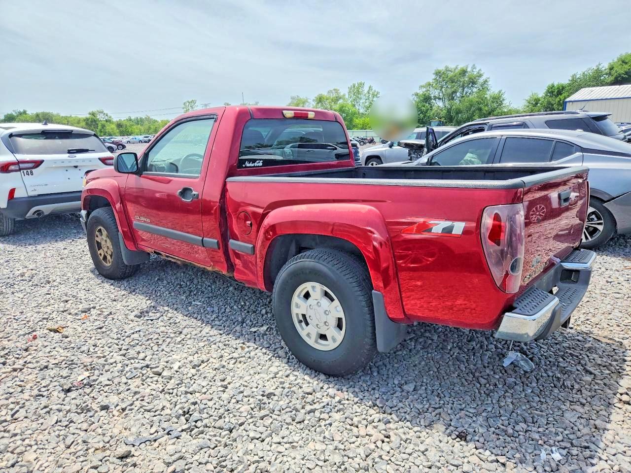 2004 Chevrolet Colorado Red vin: 1GCDS146048173346