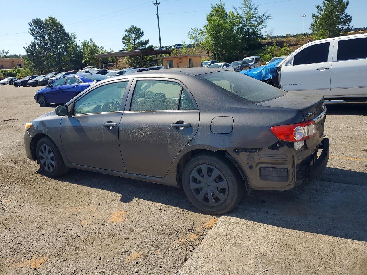 2012 Toyota Corolla L Gray vin: 5YFBU4EE3CP010640
