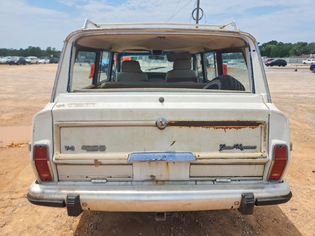 1991 Jeep Grand Wagoneer Белый vin: 1J4GS5872MP801320