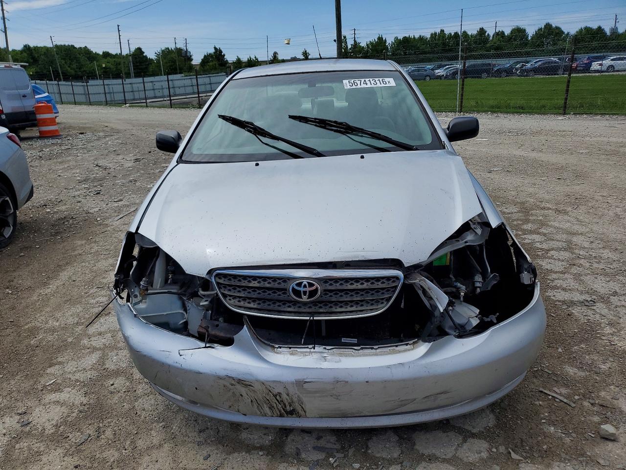 2008 Toyota Corolla Ce Silver vin: 1NXBR32EX8Z033063