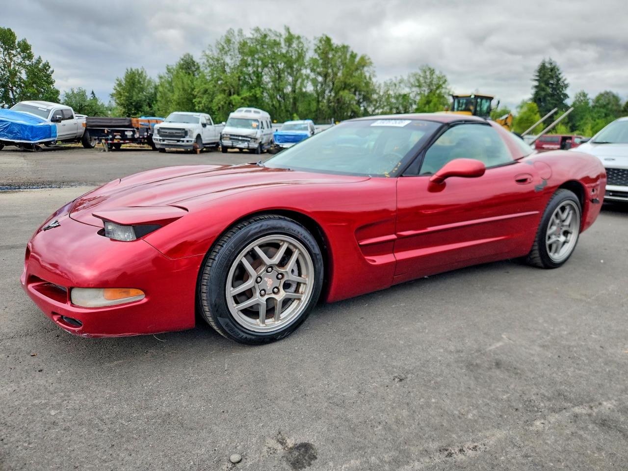2001 Chevrolet Corvette Red vin: 1G1YY22GX15118782