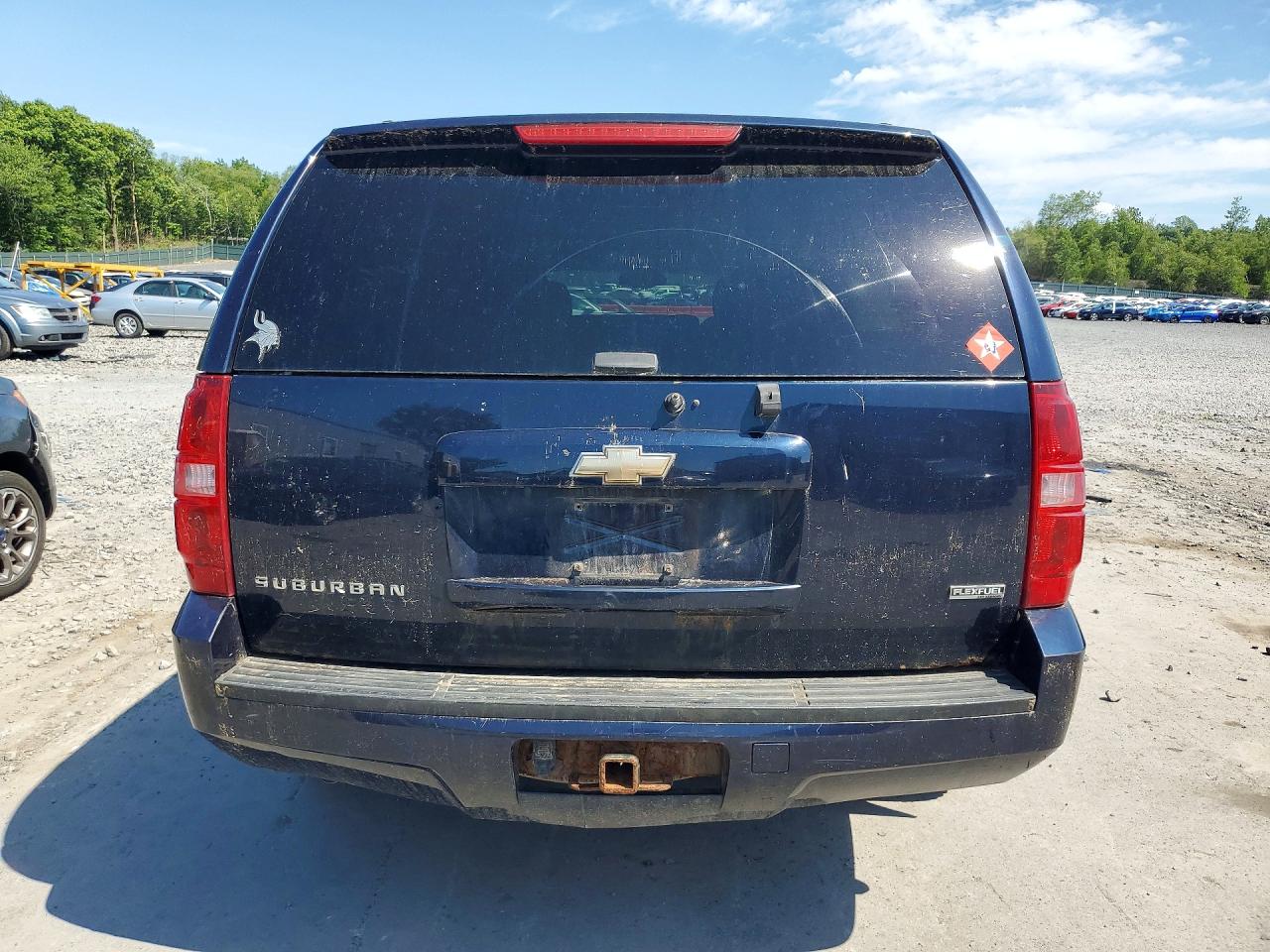 2008 Chevrolet Suburban K1500 Ls Blue vin: 3GNFK16348G280144