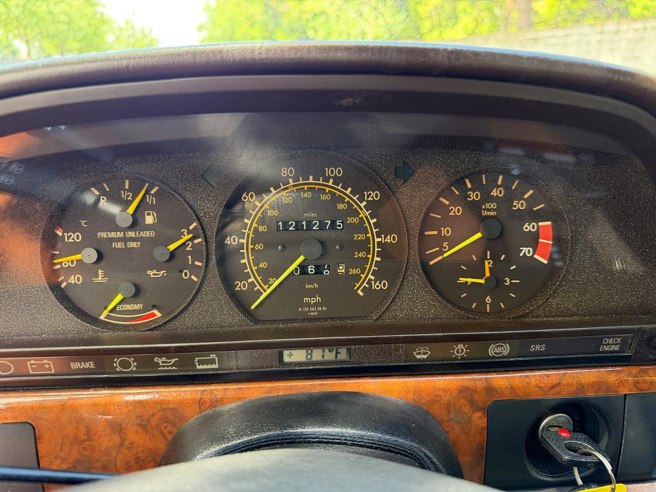 1989 Mercedes-benz 560 Sel Коричневый vin: WDBCA39E7KA453036