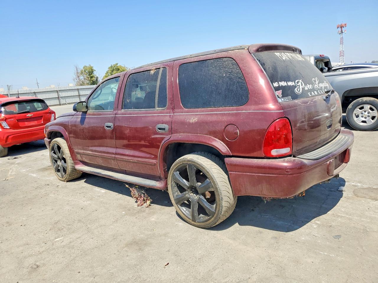 2001 Dodge Durango Burgundy vin: 1B4HR28N61F538685