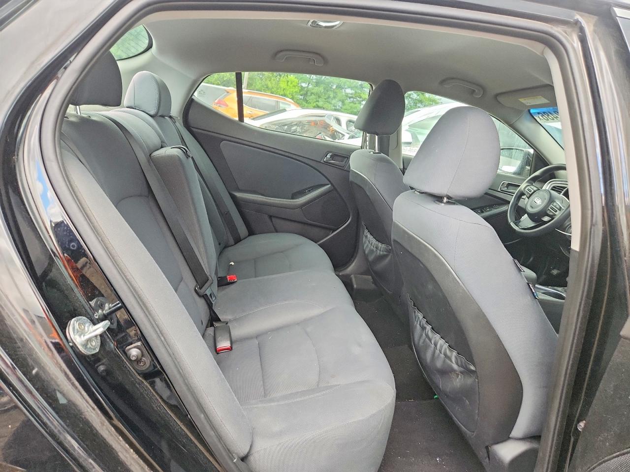 2015 Kia Optima Lx Black vin: 5XXGM4A78FG486635