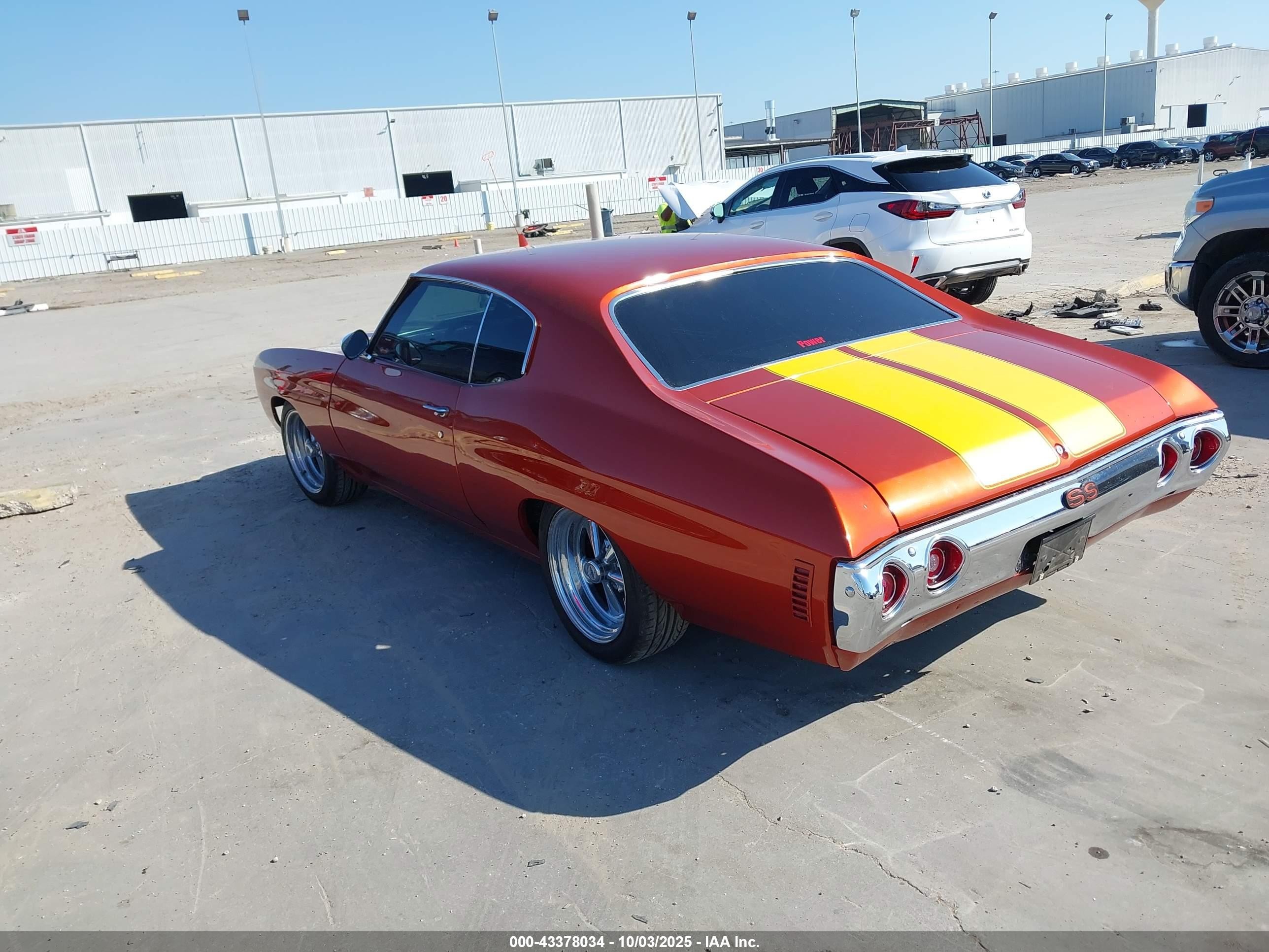 1971 Chev Chevelle   Оранжевый vin: 136371R143829    