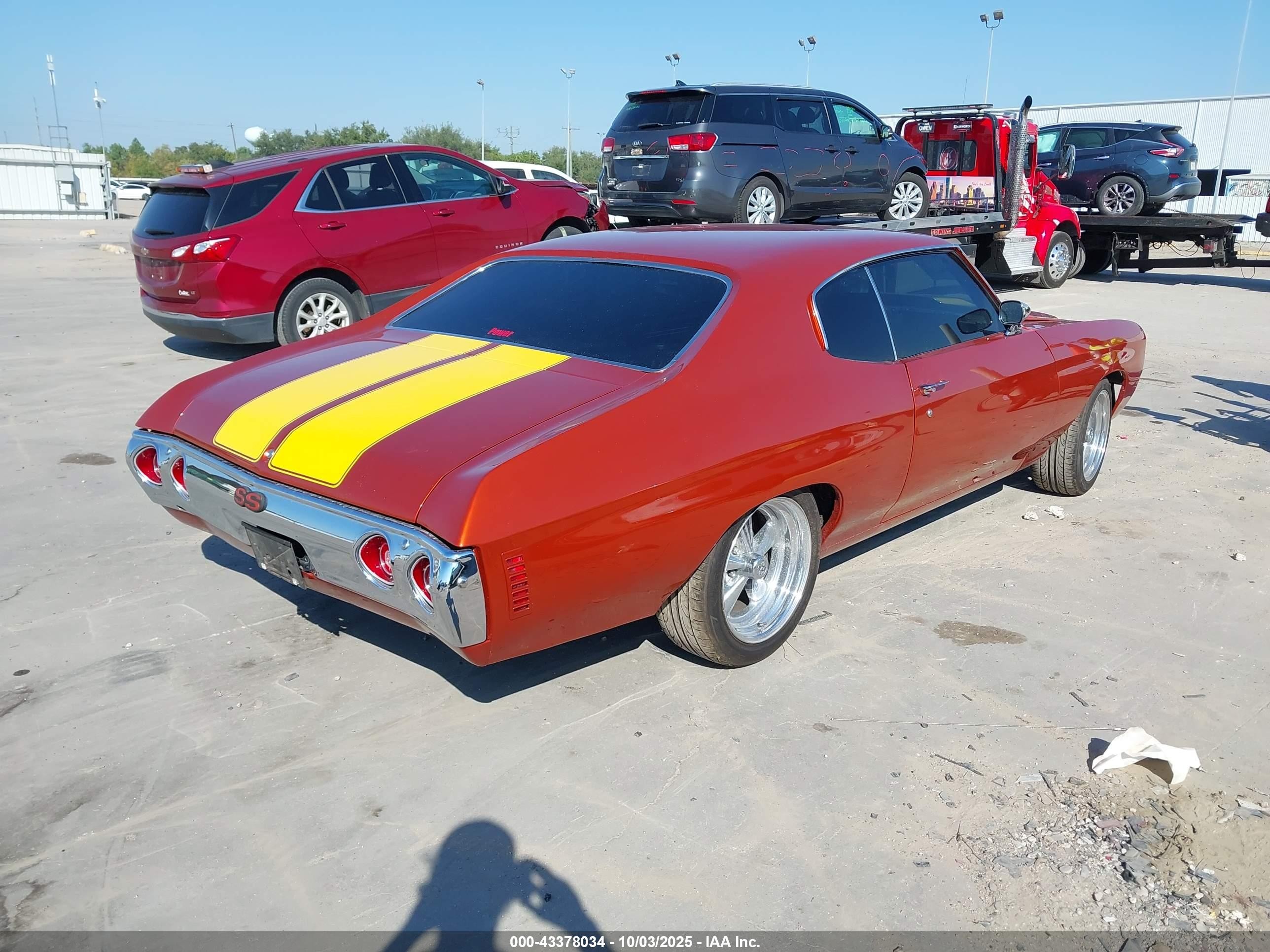 1971 Chev Chevelle   Оранжевый vin: 136371R143829    
