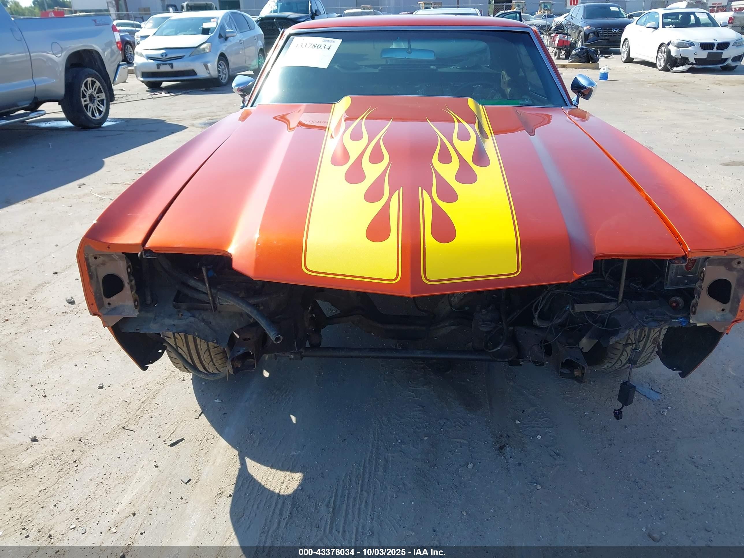 1971 Chev Chevelle   Оранжевый vin: 136371R143829    